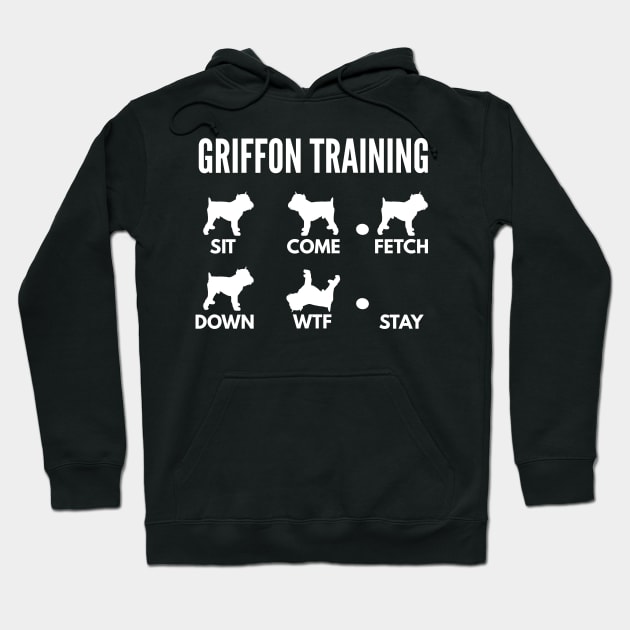 Brussels Griffon Training Griffon Bruxellois Tricks Hoodie by DoggyStyles